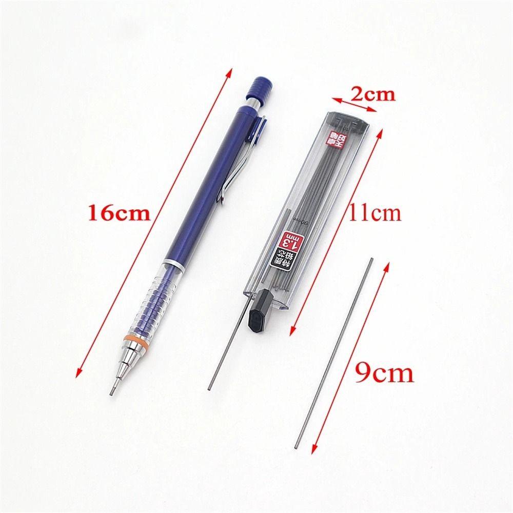 [Elegan] Pensil Mekanik Kualitas Tinggi Isi Ulang Pensil Sketsa Gambar 3B 1.3mm Pensil Otomatis