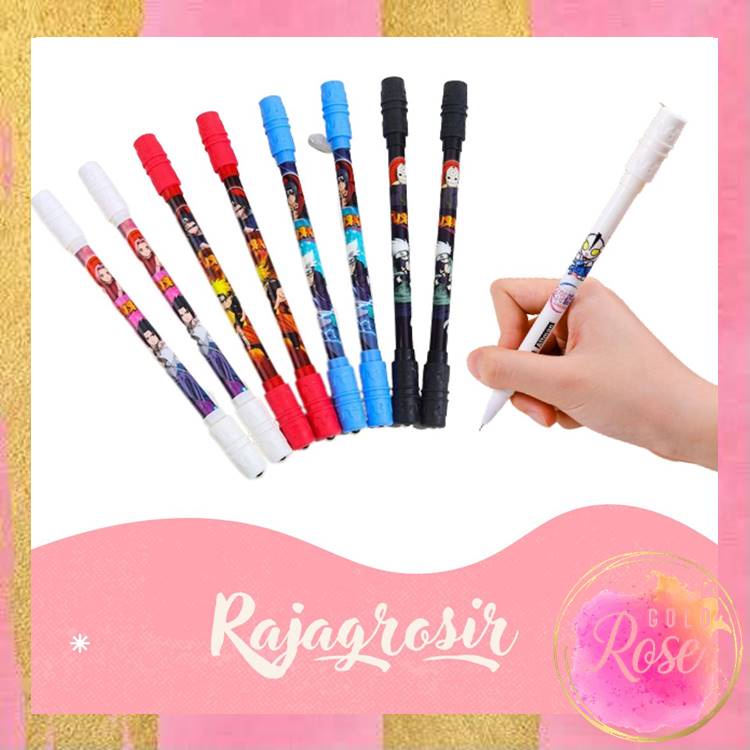 

ℛ - S5708 Pulpen Putar Karakter Anti Stress / Spinning Pen / Pena Pulpen Putar Mainan Anak Pen Spinner Balance / Pulpen Putar / Pena Lucu Anak / Alat Tulis Anak / Pulpen Anak Cowok / Stationary / Pena Karakter