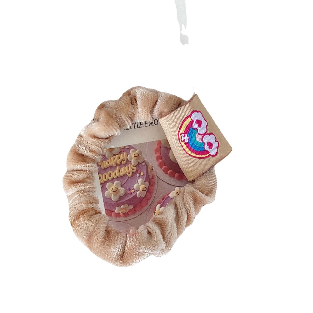 1 Pc Kunciran Rambut Karet Gelang Lucu Polos [068]