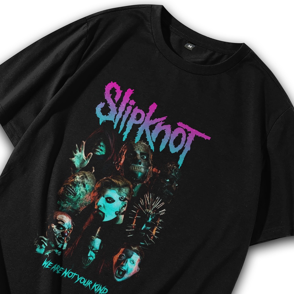 Kaos Metal Slipknot / We Are Not Your Kind / Kaos Band / Death Metal / Baju Metal / T shirt Metal / 