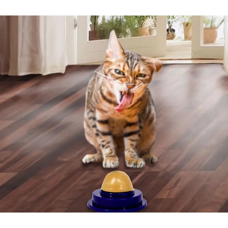 T&amp;Y Makanan Permen Bola Gula Catnip Roll Cemilan Kesehatan Kucing Cat Kitten