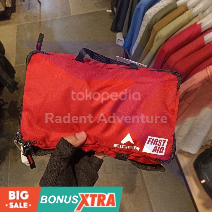 Tas P3K EIGER1989 1ST AID KIT ALPINE 1.0 Bag 91000 7427 Original KEREN