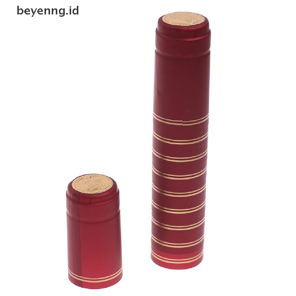 Beyen 10pcs PVC Heat Shrink Cap Bar Perlengkapan Pesta Untuk Home Brewing Wine Bottle ID