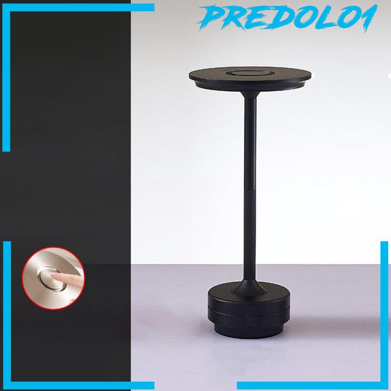 [Predolo1] Lampu Meja Tanpa Kabel Peredupan Isi Ulang Lampu Meja Portable Modern