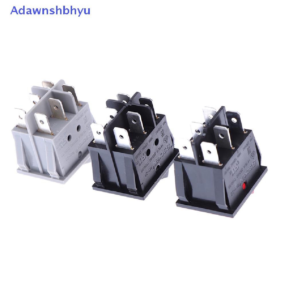 Adhyu New Saklar Tombol Ganda Rocker Switch Untuk Penghangat Pemanas Minyak Dengan Lampu On-Off ID