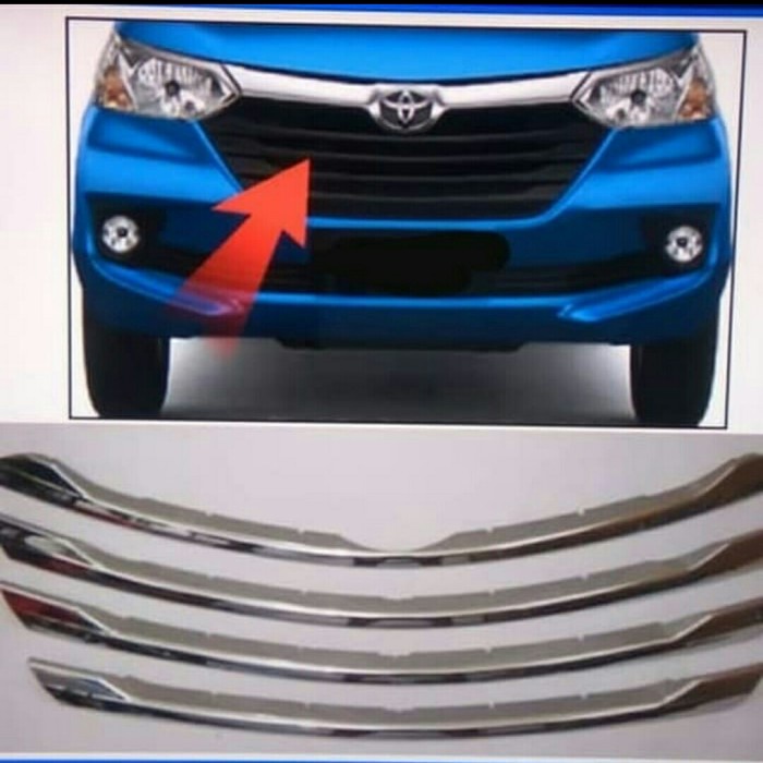 list grill radiator GRAND ALL NEW AVANZA DAN XENIA 2015-2018 Variasi mobil