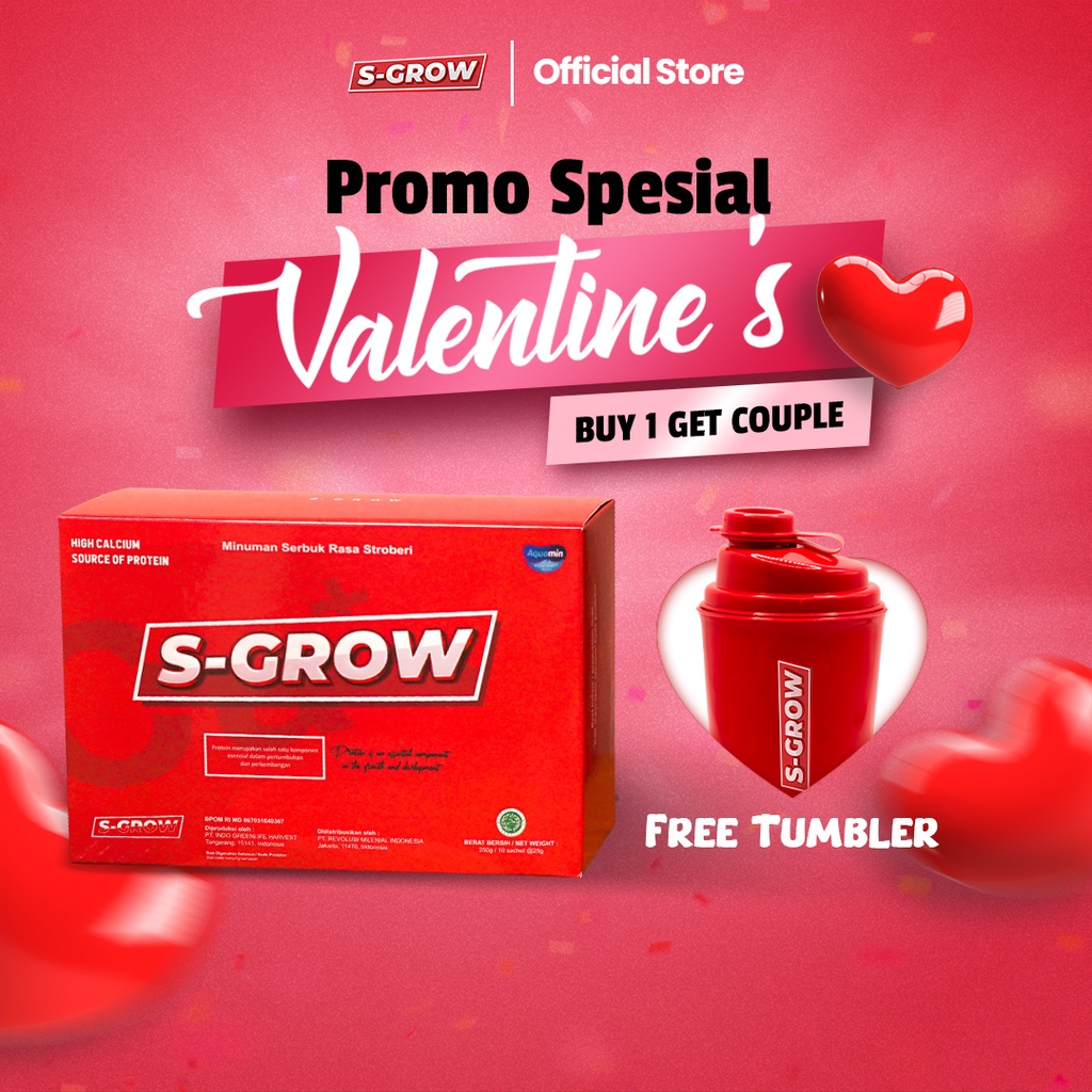 

S-GROW Susu Peninggi Badan Terbaik Free Hadiah Sgrow Suplemen Tinggi Kalsium Original Jaminan Asli [DISKON]