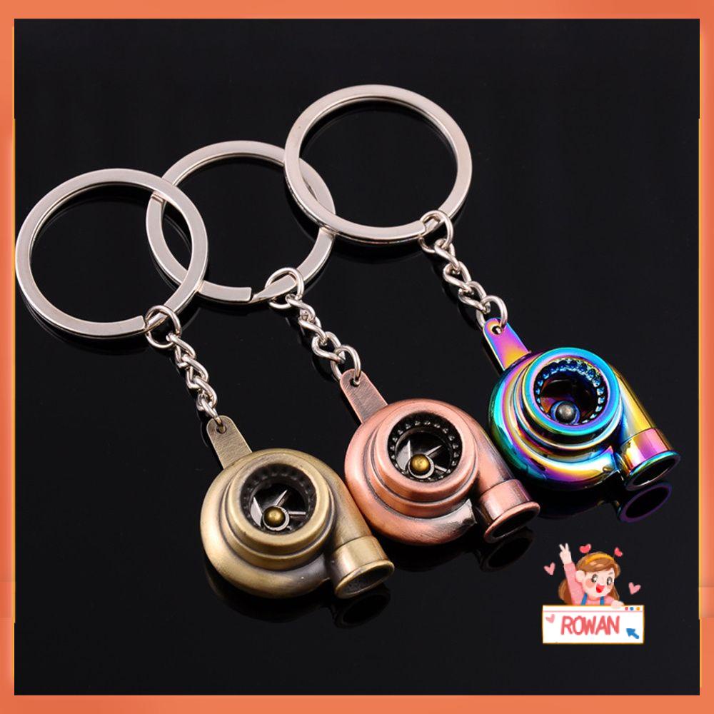 R-bunga Gantungan Kunci Logam Dekorasi Fashion Perhiasan Mesin Metal Chain