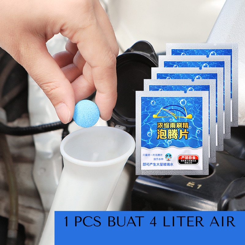 [XOQ] SABUN WIPER TABLET PEMBERSIH KACA MOBIL GLASS CLEANER OBAT ANTI JAMUR SOAP / TABLET WIPER PEMBERSIH KACA MOBIL