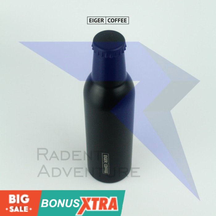 Botol EIGER1989 Tumbler Bottle - Hitam Termos Thermos ORIGINAL - Hitam KEREN AWET