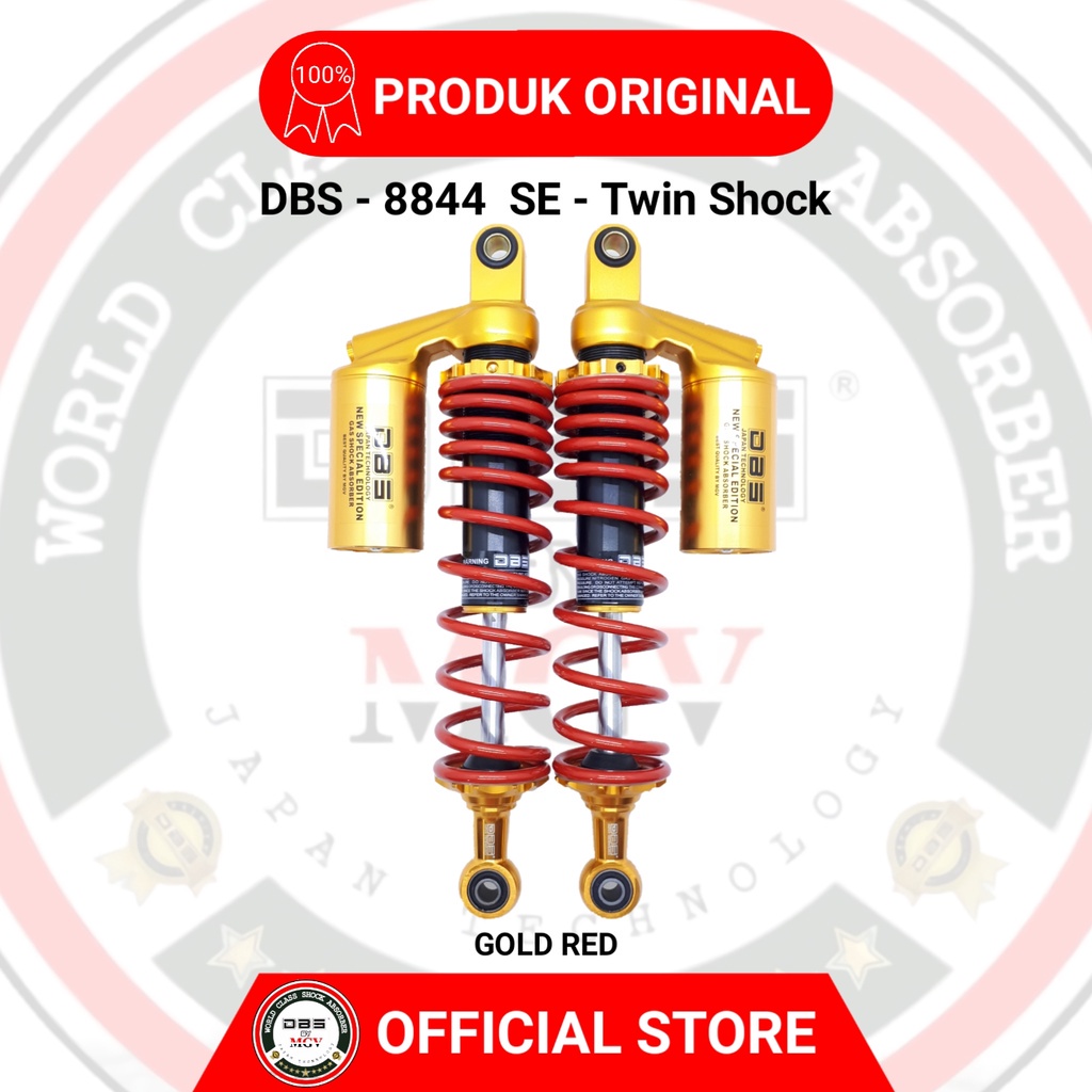 [ BISA COD ] Shock Tabung DBS 8844 GV SPORT NEW SPECIAL EDITION SUPRA REVO BLADE W175 RX KING VERZA TIGER MEGA PRO