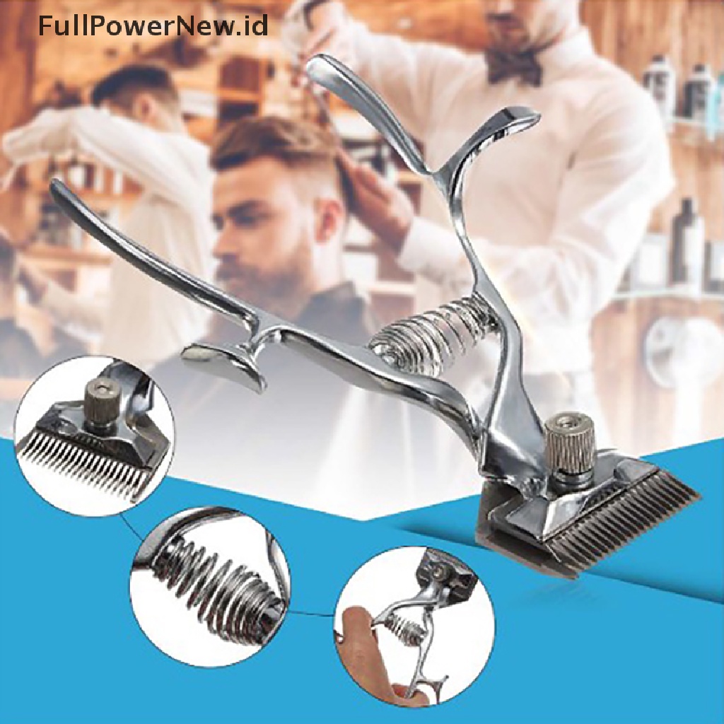 Power Manual Low Noise Hair Clipper Vintage Barber Alat Cukur Tangan Pangkas Rambut Portable ID