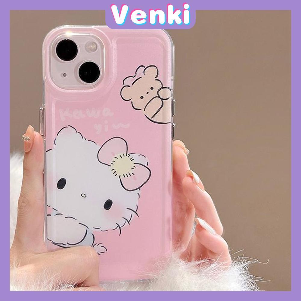 Case for iPhone 11 Soft TPU Clear Space Case Cute Cartoon Cat Plating Buttons Camera Protection ShockProof for iPhone 14 13 12 12 Plus 6 8 Plus XR XS