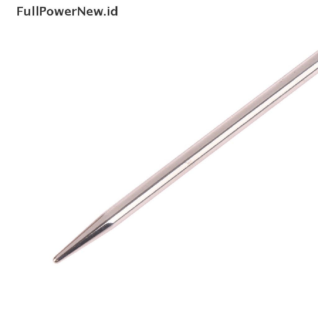 Power 1PC Stainless Steel Kepala Ganda Makeup Toner Spatula Nail Art Alat Pengaduk ID