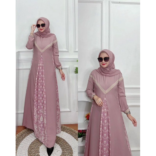 Atiya dres//gamis rianti.id terbaru//gamis jumbo
