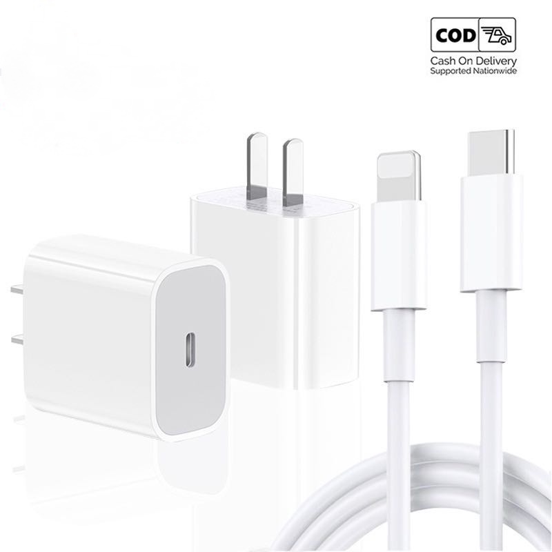 IPHONE Charger Pengisian Cepat PD 20W Original Untuk Iphone14 13 Pro 11 12 Pro Max Mini XS XR X7 8 Plus Quick Charge Tipe C USB C Kabel