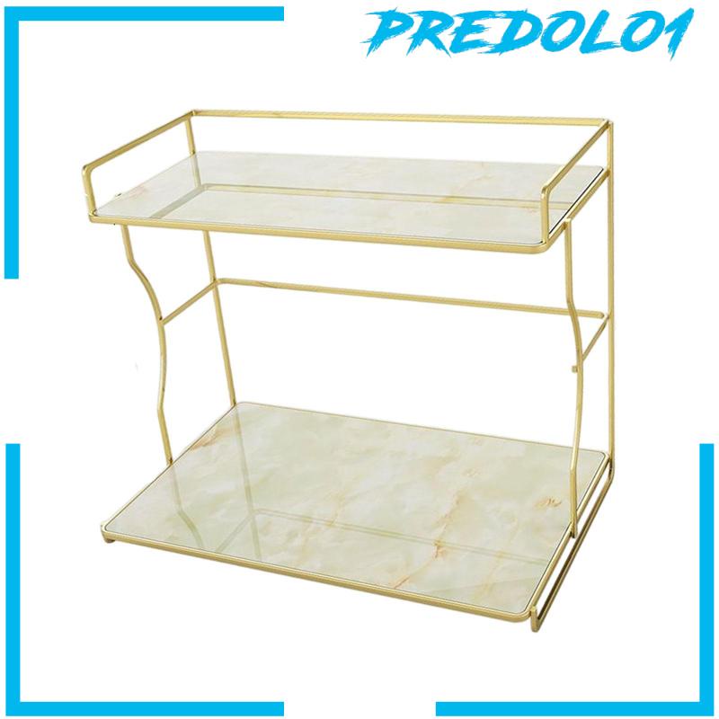 [Predolo1] Meja Kamar Mandi 2tingkat Organizer Vanity Tray Home Decor Nampan Saji