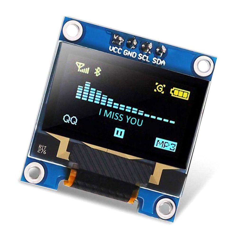 Modul Display OLED Populer Putih/Biru/Kuningbiru12864 128X64 4Pin IIC I2C SPI Serial