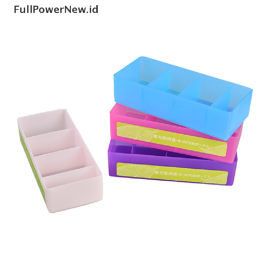 Power 4kisi Kotak Penyimpanan Alat Eyelash Extension Plastik Kosong Eyelash Storage Case ID