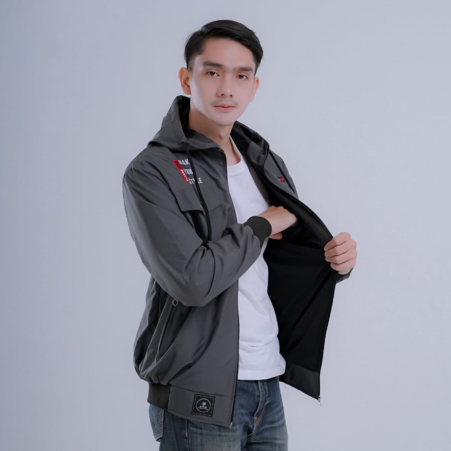 ⭐️ PREMIUM ⭐️ JACKET PRIA ELZANO SEMI PARKA - JAKET SEMI PARKA ADA✅ | AK26 JAKET JEANS SANWASH PRIA 
