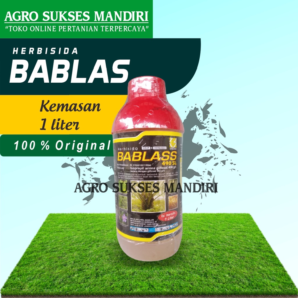 Herbisida Bablas 490 SL 1 liter/Obat Pertanian Bablas 490 SL 1 liter/Obat Pembasmi Rumput Bablas 490