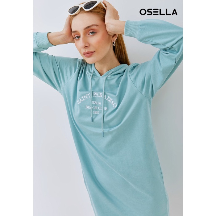 Osella Dress Wanita Warna Baby Blue 2157300135