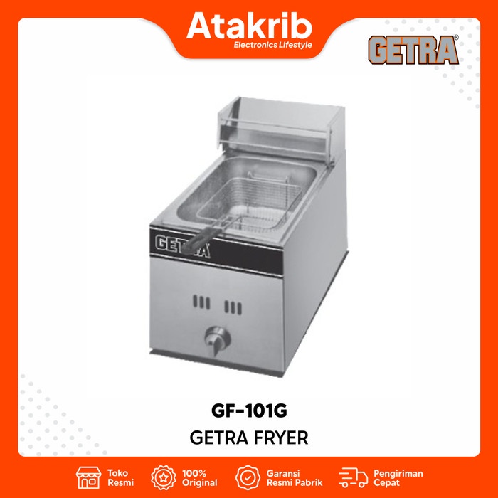 GETRA FRYER GF-101G / GF101G GAS DEEP FRYER