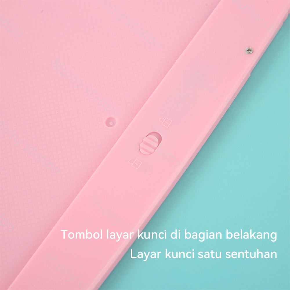 Mumystation LCD Writing Drawing Tablet Karakter / Papan Tulis Gambar Mainan Edukasi / Drawing Pad anak