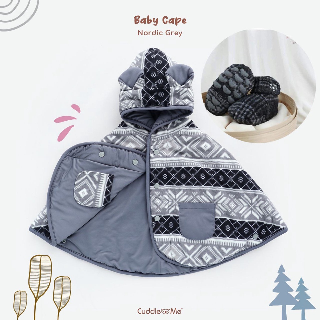 SET KADO PAKET BUNDLING BABYCAPE SEPATU PREWALKER CUDDLEME