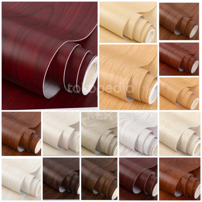 DECO SHEET PVC SHEET Pelapis Furniture Lemari Triplek kayu meja kursi