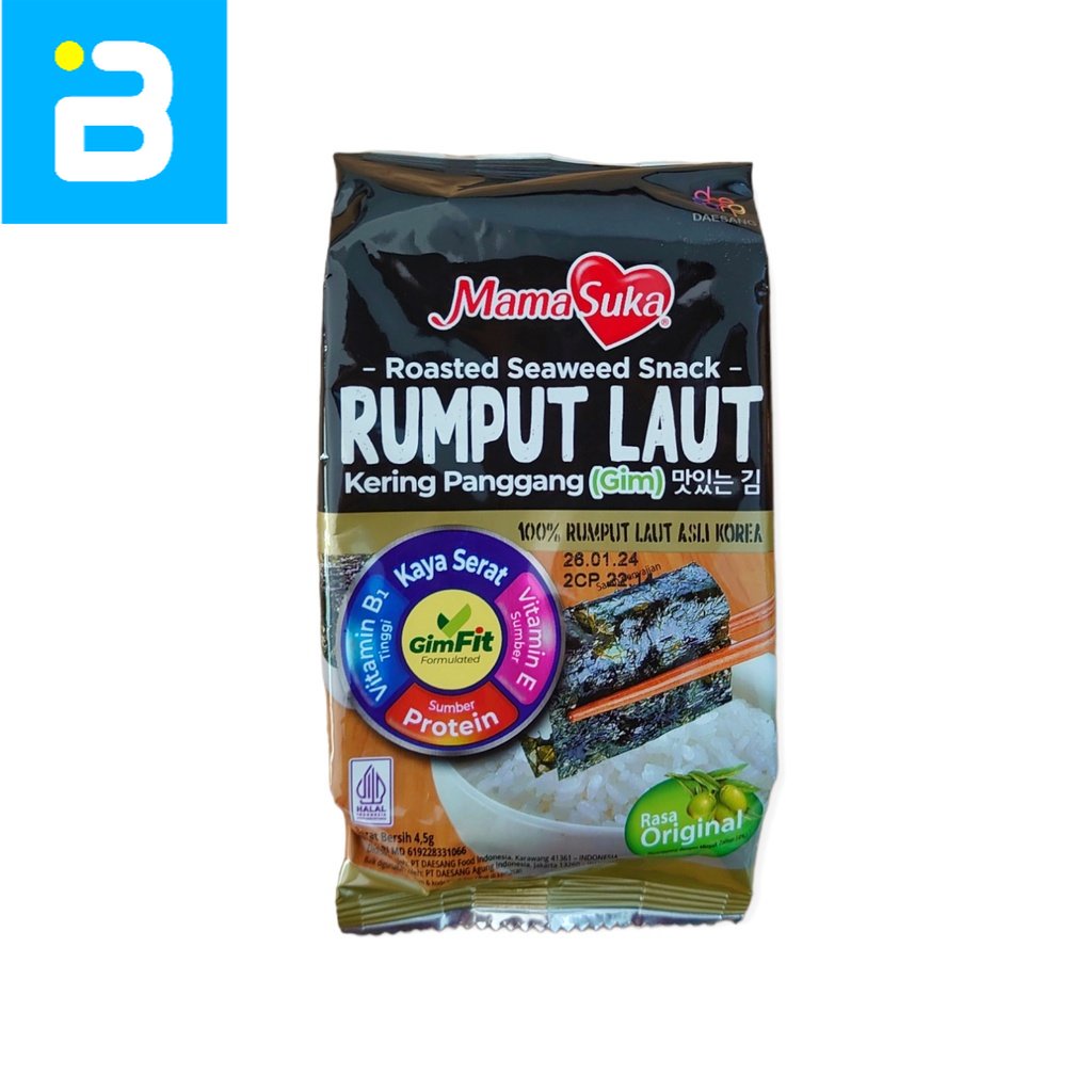 

Mama Suka Rumput Laut Rasa Original 4.5 G