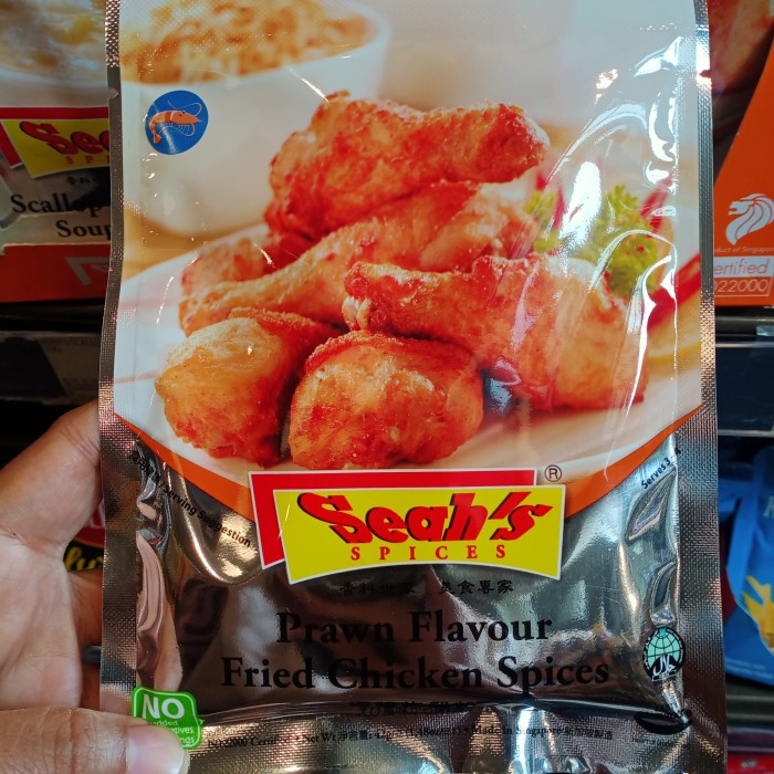 

Seah's Prawn Flavour Fried Chicken Spices 42gr