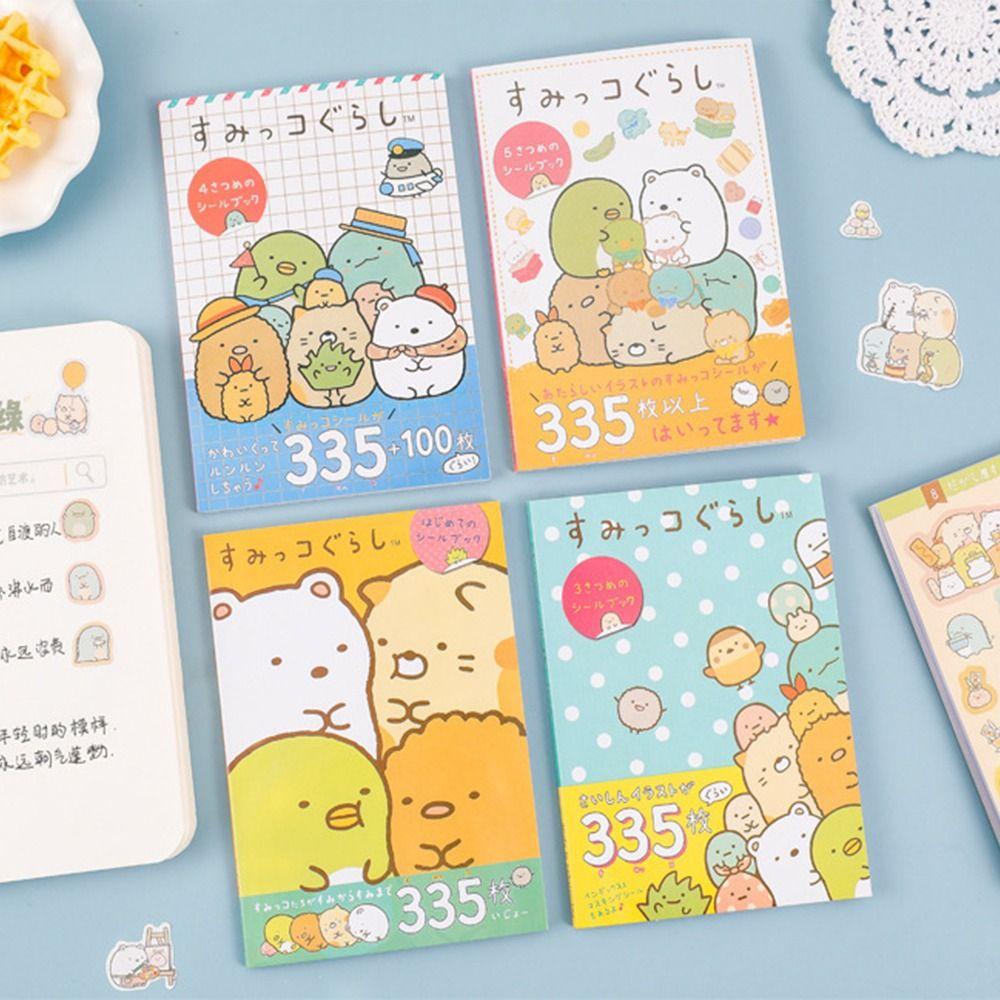 Mxbeauty Stiker Dekoratif Buku Lucu Kartun Scrapbooking Siswa Tangan Akun Alat Tulis DIY Jurnal Sticker