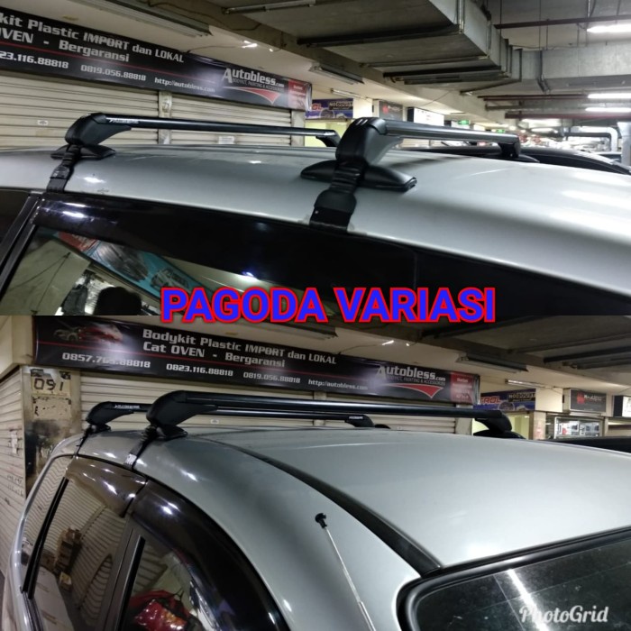 cross bar jepit body mobil Livina