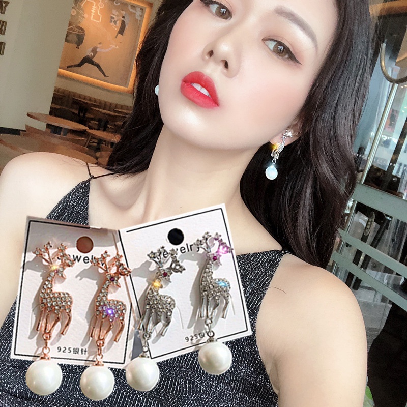 Super Peri Rusa Tabrak Baroque Anting Mutiara Kecil Perempuan Retro Berkelas Hemisphere Earrings Influencer Indah Anting-Anting