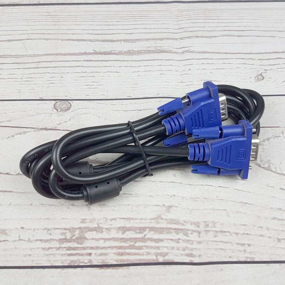 ( 100% BARANG ORI ) Kabel VGA 15 Pin Male ke Male