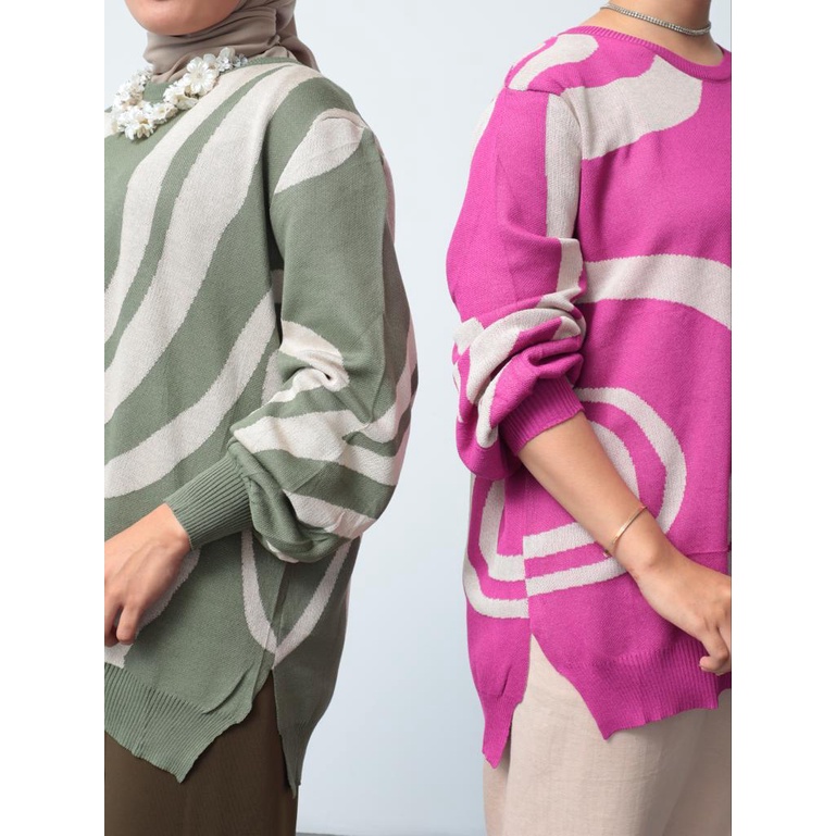 Blouse knit oversize Aoi  - 2301.01.009
