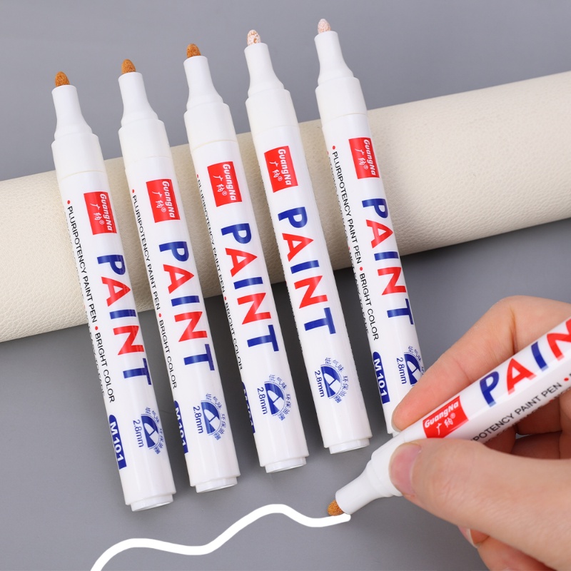 Multifungsi Penanda Teknik Alat Tulis Pulpen Cepat Kering Tahan Air Putih Spidol Gambar Graffiti DIY Volume Tinta Super Bolpen Tulisan Siswa