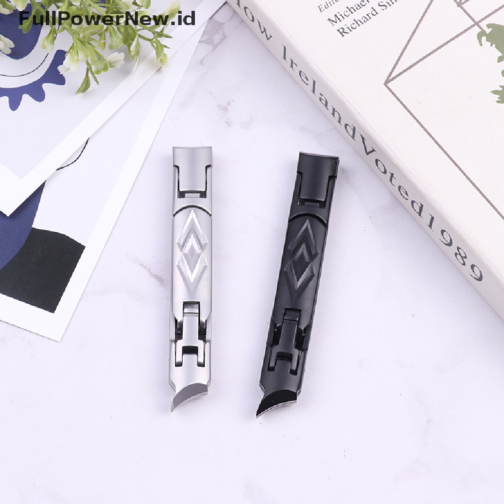 Power 1Pc Gunting Kuku Kaki Tangan Lipat Stainless Steel Pemotong Gunting Kuku ID
