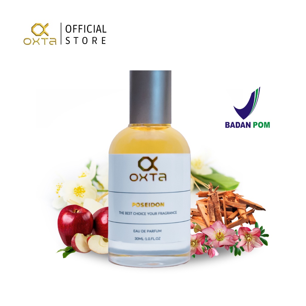 OXTA Poseidon Parfum Pria Non Alkohol - Parfum Pria Tahan Lama 30ml
