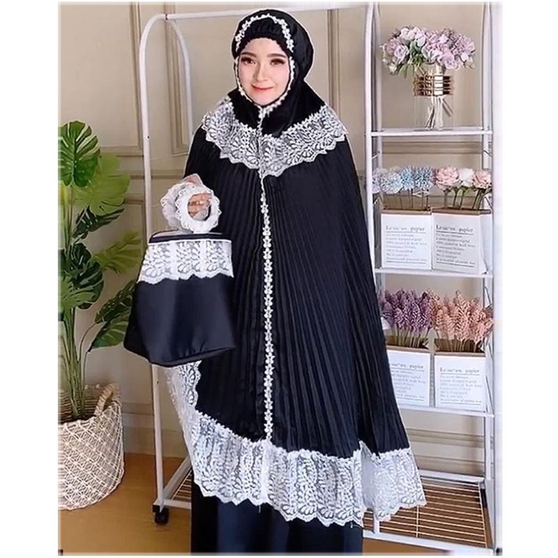 [Ready] Mukena Premium Mukena Plisket Mewah Shellasasukia √ Y58 / Mukena Dewasa Katun Prada Mix Twot