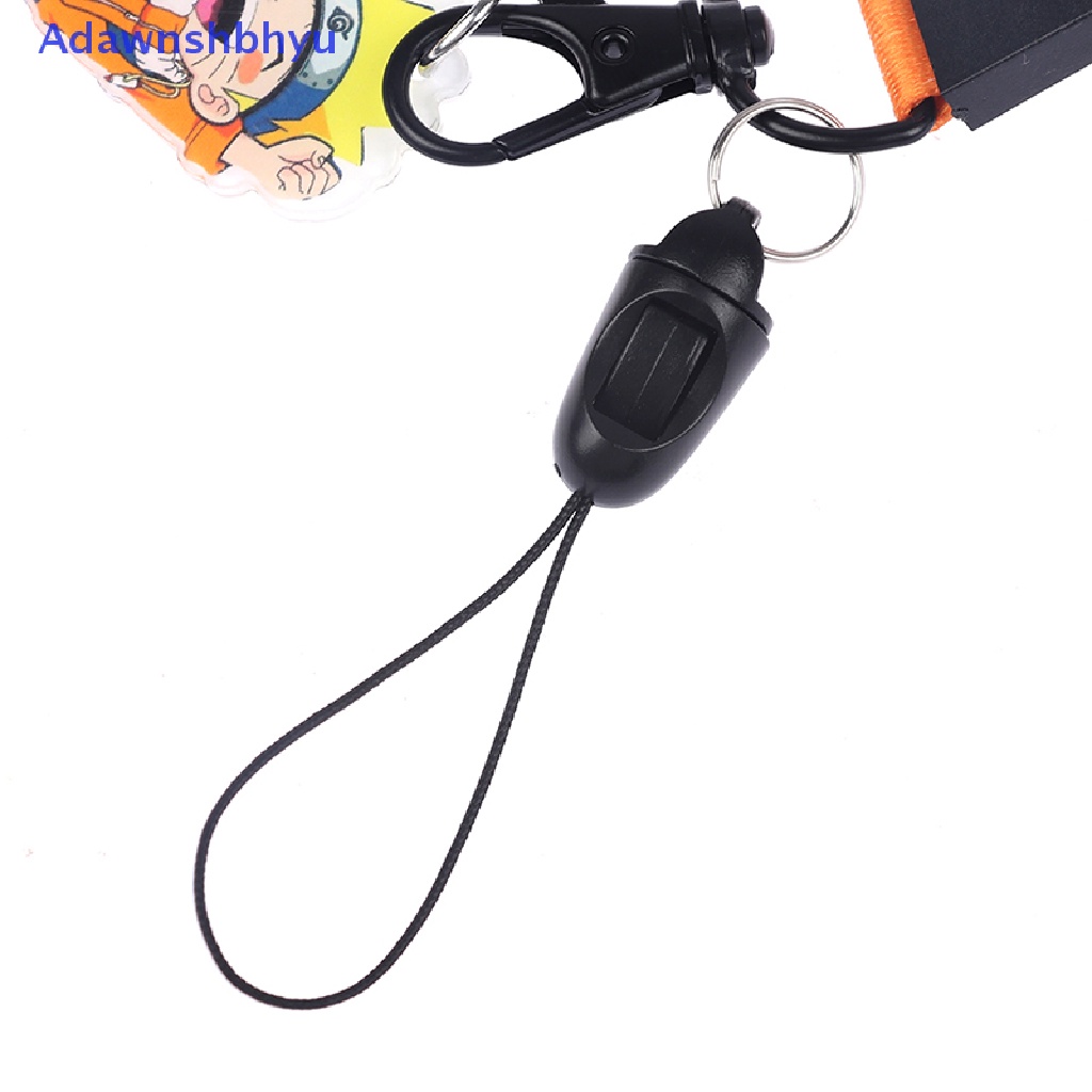 Adhyu Anime Super Hero Phone Strap Lanyard Gantungan Kunci Telepon Pesona Rantai Anti-lost Decor ID