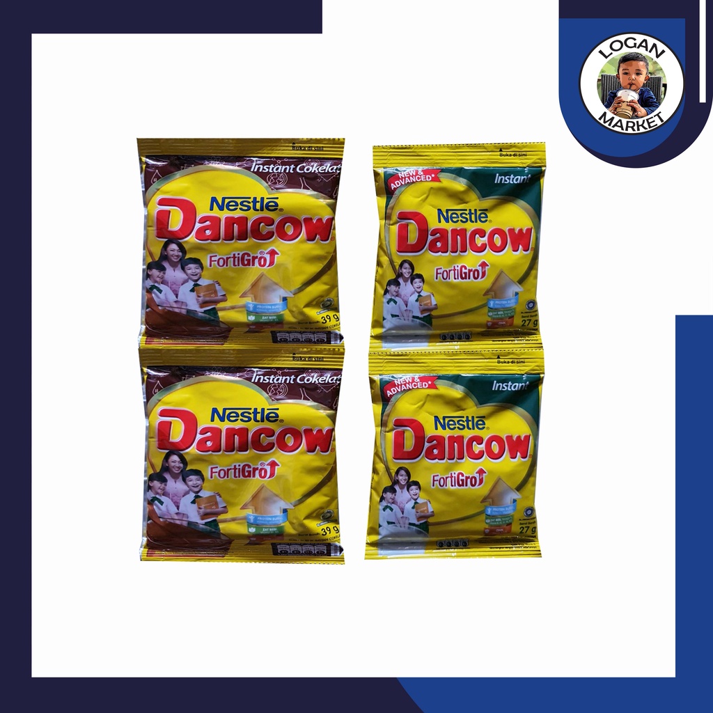 Dancow Instant Fortigro Susu Bubuk Putih 10 Sachet Pcs 10 Pcs