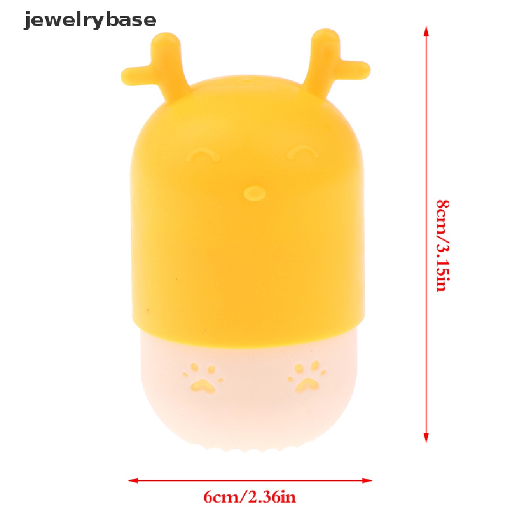 [jewelrybase] Portable Kitten Beauty Powder Puff Blender Holder Spons Makeup Telur Pengering Cases Butik