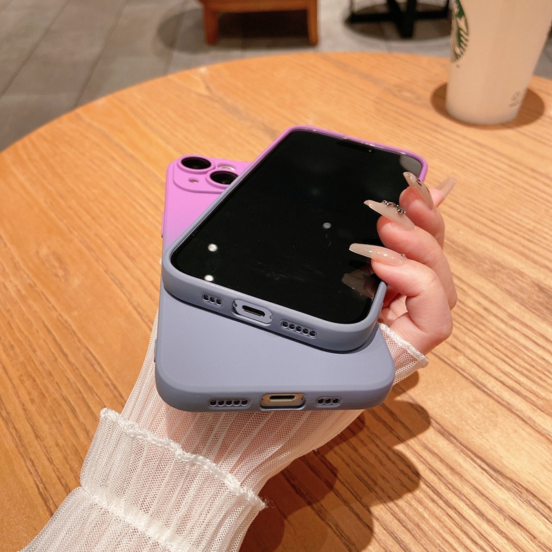 NEW! ! Casing Magsafe Buram Warna Premium untuk iPhone 11 12 13 14 Pro Max dengan Pelindung Lensa Kamera Film Anti Debu Anti Gores Sarung Lembut Anti Sidik Jari