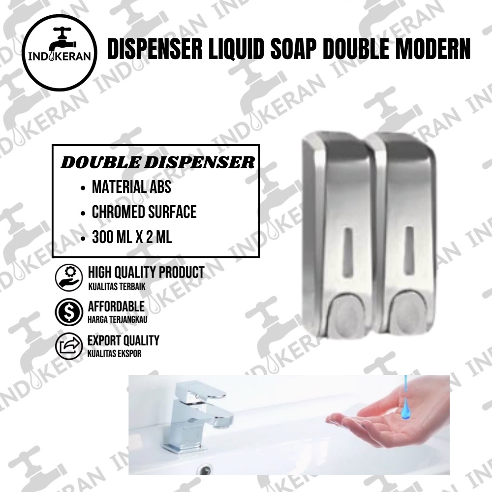 INDOKERAN - Dispenser Soap Liquid Double Modern