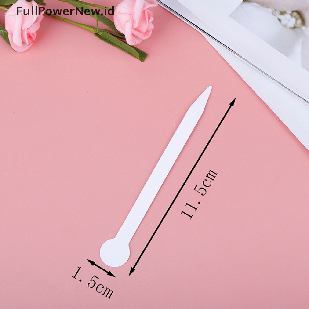Power 100pcs 115 * 15mm Fragrance s Strip Kertas Tes   Id