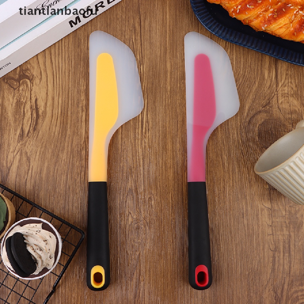 [tiantianbaofu] 1pc Spatula Krim Kue Tembus Non Stick Omelette Spatula Butter Scraper Butik