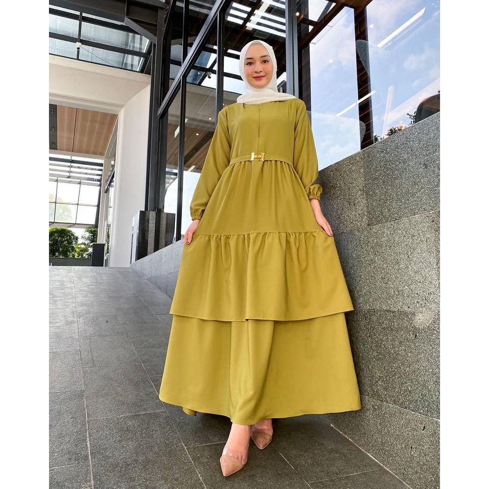 Tren Baju Muslim Zaput Gamis Wanita Terbaru Konveksi Tanah Ng Gamis Remaja Polos Gamis Rempel Susun 