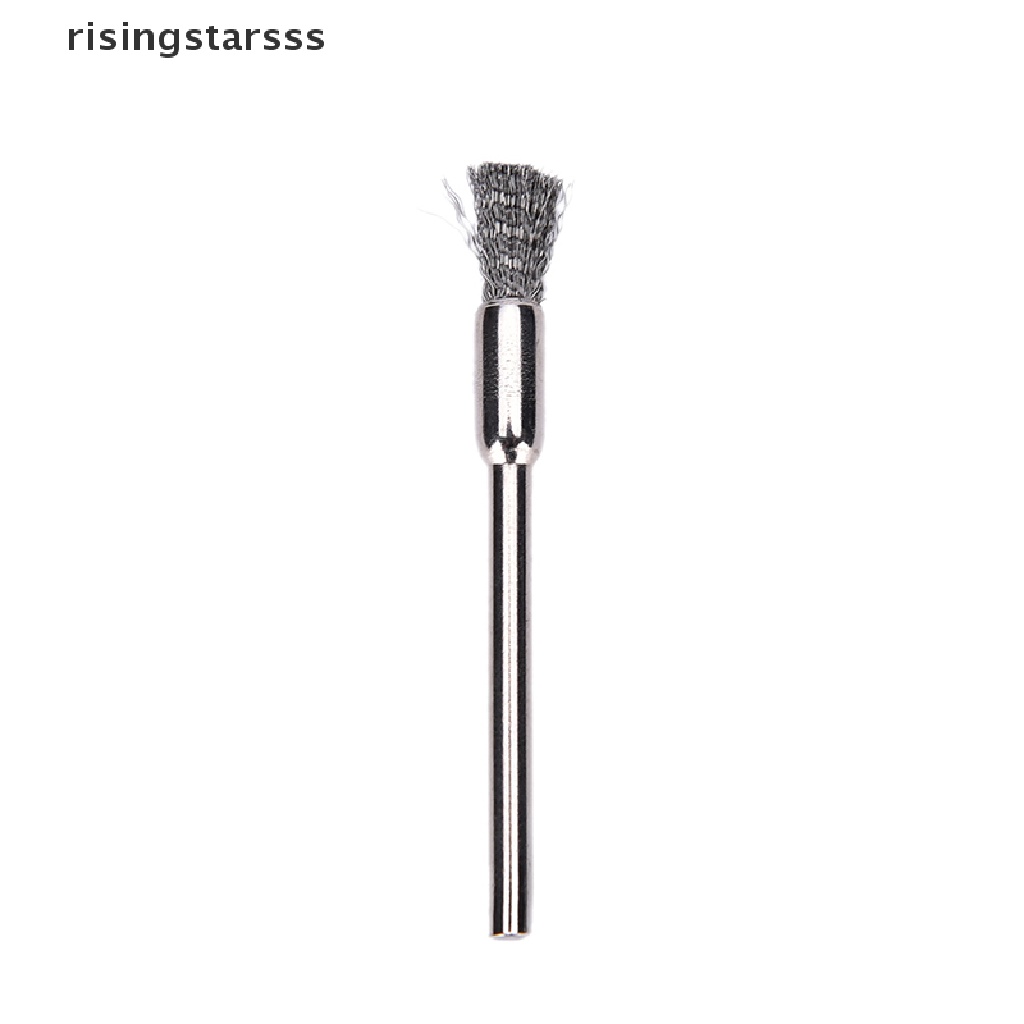 Rsid Span-New New 10pc Sikat Kawat Mini Brushes Cup Wheel Untuk Gerinda Atau Bor 3x5mm Jelly